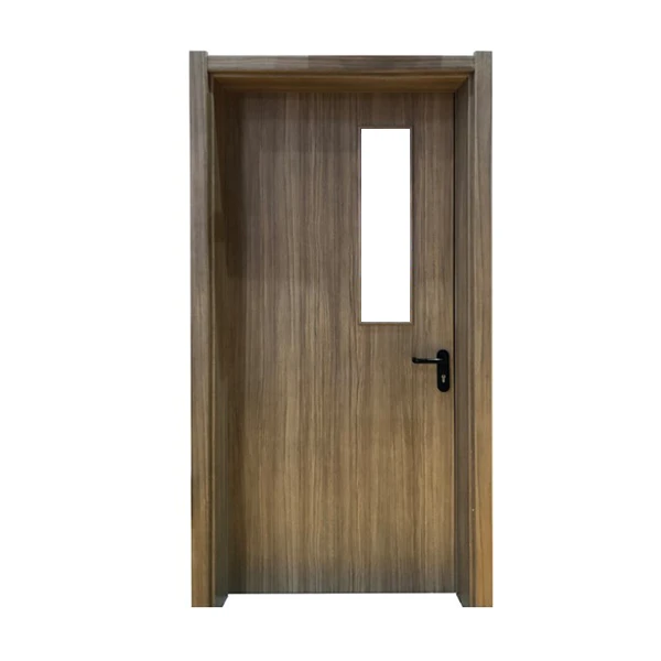 20 Minute Fire Rated Wood Door With Glass factory
